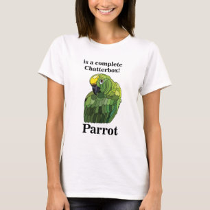 Camiseta Macaw Parrot Bird Chatterbox Funny