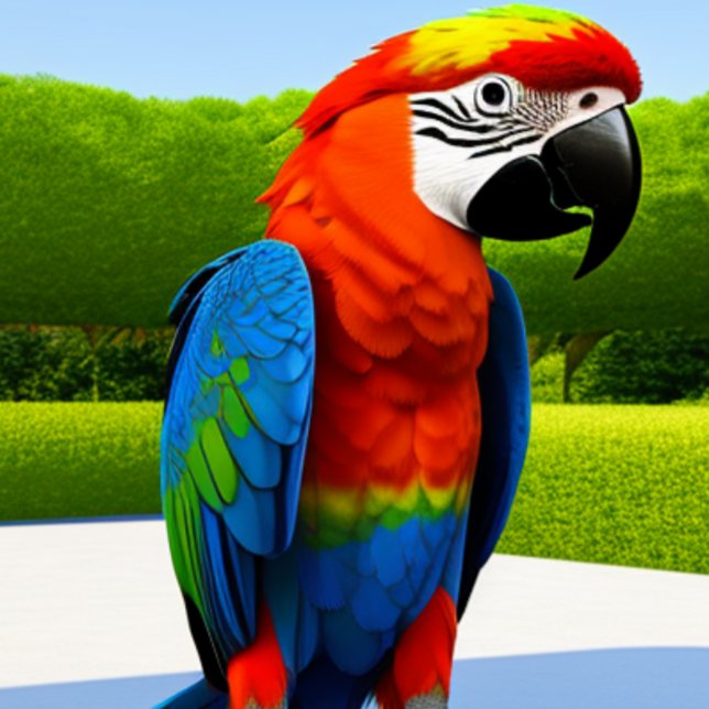 Camiseta Macaw Parrot T-Shirt (Subido por el creador)