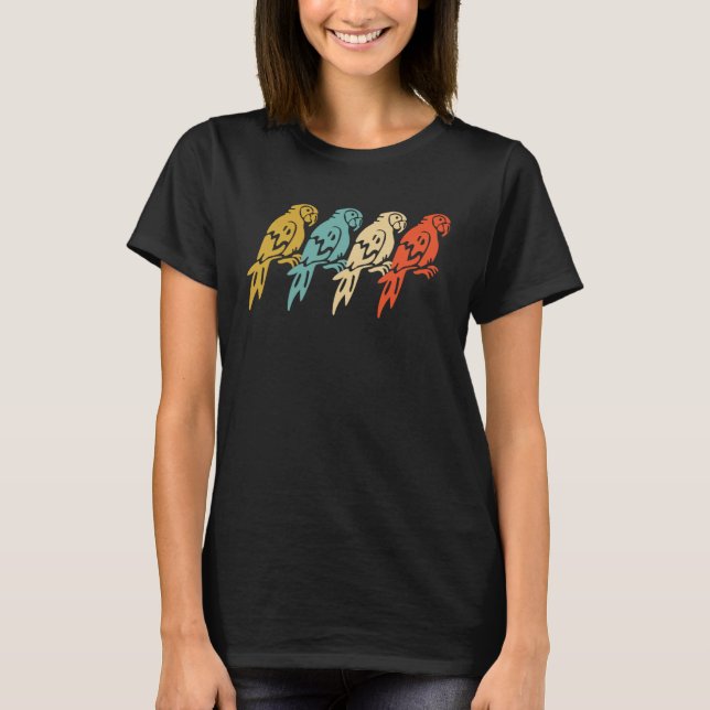 Camiseta Macaw Retro Vintage (Anverso)