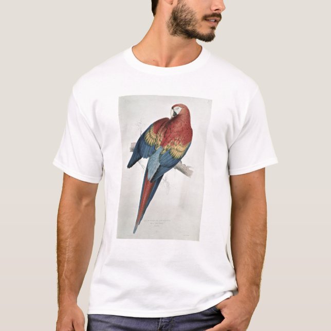 Camiseta Macaw rojo y amarillo (Anverso)