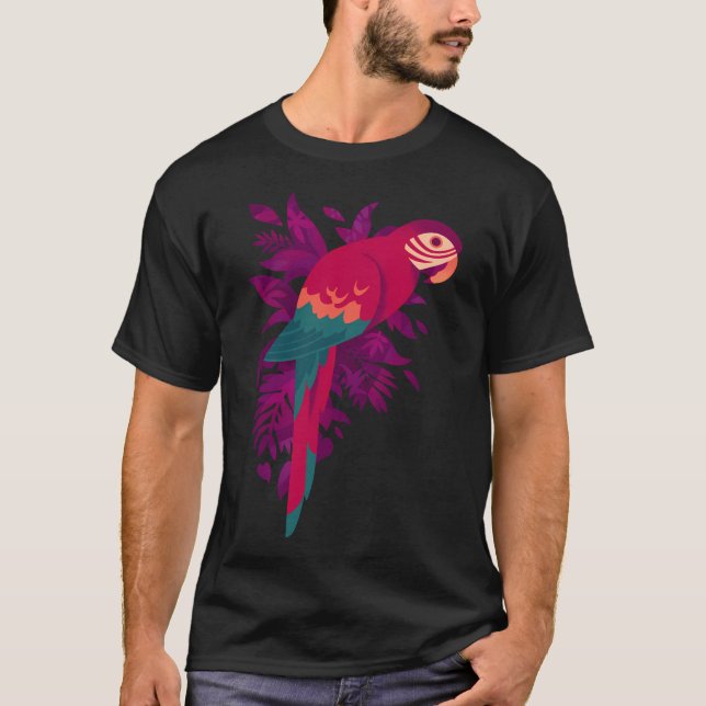 Camiseta Macaw Silhouette (Anverso)
