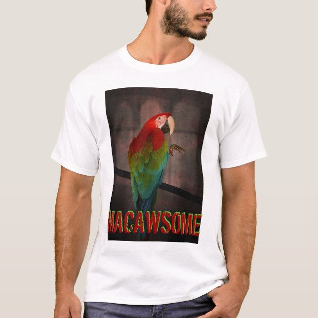 CAMISETA MACAWSOME (Anverso)