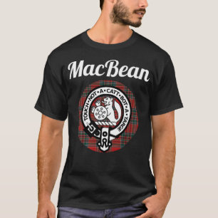 Camiseta MacBean Clan Escocesa Nombre Escudo De Armas Tart
