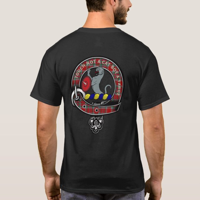 Camiseta MacBean Tartan Clan Badge T-Shirt (Reverso)