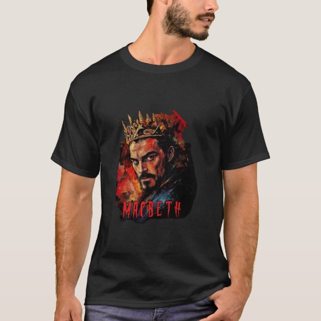 Camiseta Macbeth de William Shakespeare (Anverso)
