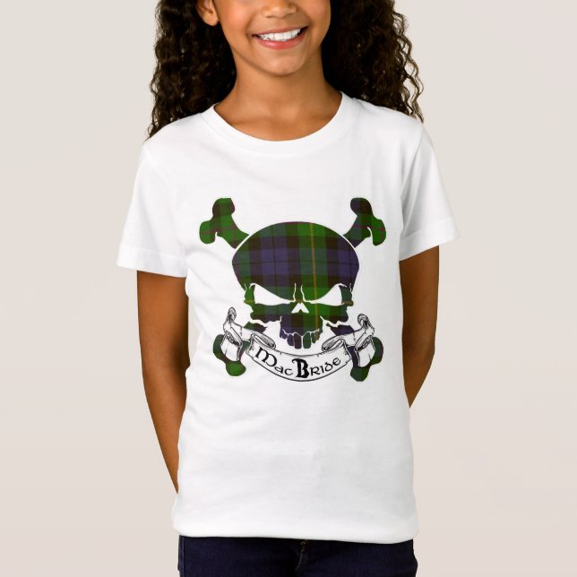 Camiseta MacBride Tartan Skull (Anverso)