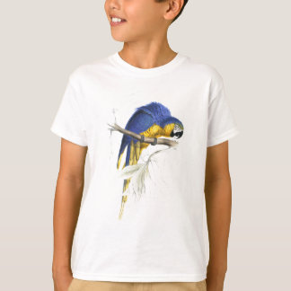 Camiseta Maccaw azul y amarillo de Edward Lear