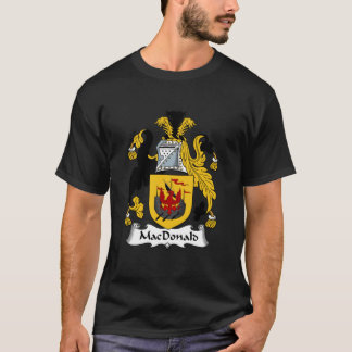 Camiseta MacDonald Coat of Arms  MacDonald Family Crest