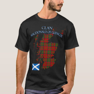Camiseta MacDonald de Glencoe Clan Escocés Tartán Escocia