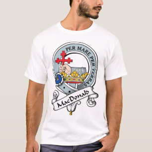 Camiseta MacDonald de la insignia del clan de Donald