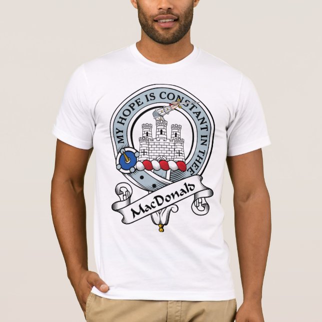 Camiseta MacDonald de la insignia del clan de Ranald (Anverso)