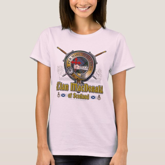 Camiseta MacDonald Donald Clan Badge (Anverso)