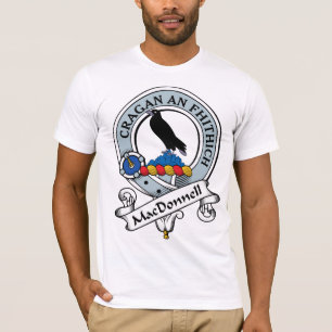 Camiseta MacDonnell de la insignia del clan del gorro