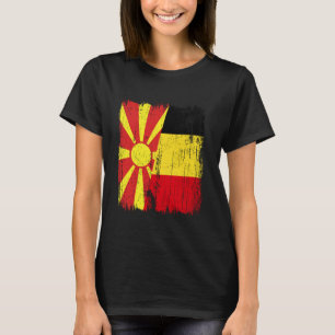 Camiseta Macedonia del Norte Bélgica Media Bandera Macedoni