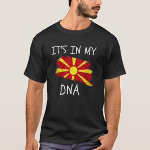 Camiseta Macedonia Está en mi ADN Caín patriótico macedonio