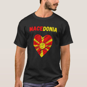 Camiseta Macedonia: Festividad de bandera en Macedonia Cora