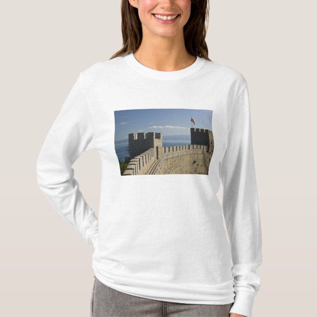Camiseta MACEDONIA, Ocrida. Castillo de Samoil - Castillo 2 (Anverso)