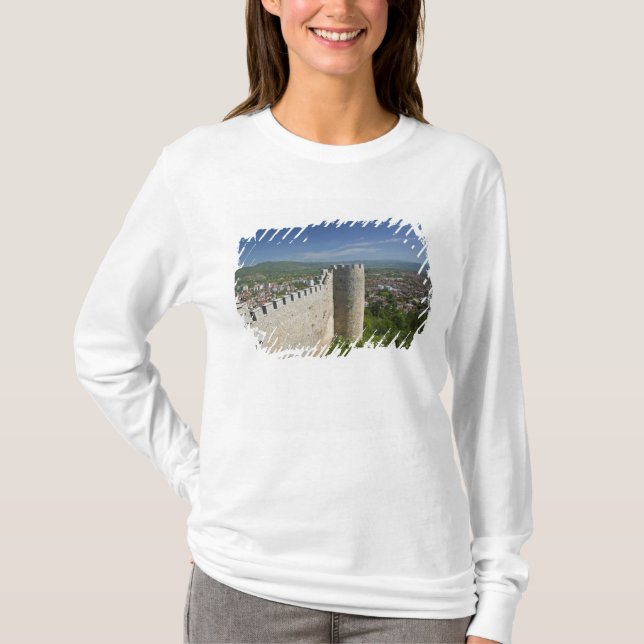 Camiseta MACEDONIA, Ohrid. Castillo del zar Samoil / (Anverso)