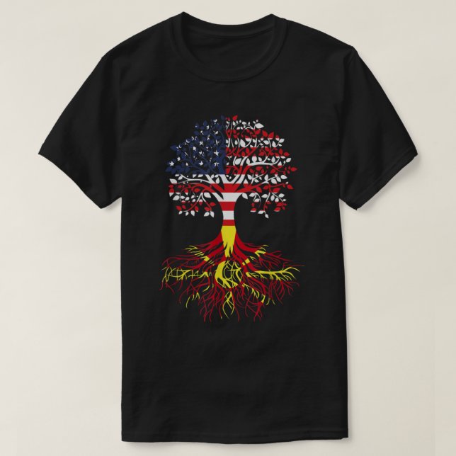 Camiseta Macedonio arranca la bandera de un árbol cultivado (Diseño del anverso)