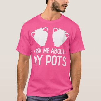 Camiseta Macetas De Arcilla Divertidas Para Mujeres Arte Ce