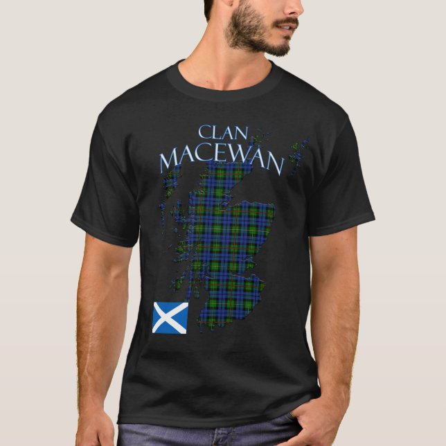 Camiseta MacEwan Scottish Clan Tartan Scotland (Anverso)