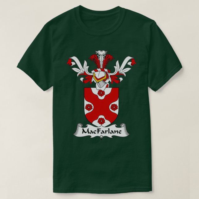 Camiseta MacFarlane Coat of Arms Family Crest  (Diseño del anverso)