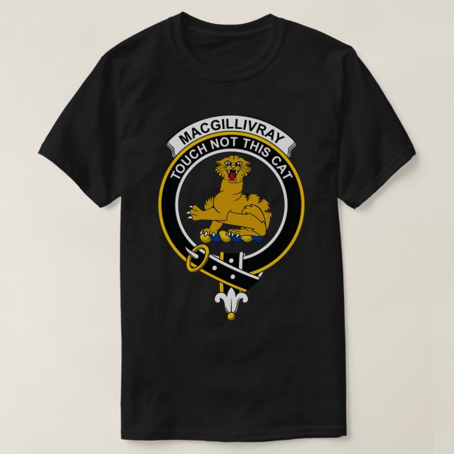 Camiseta MacGillivray Escudo Tartan Clan Scottish Clan (Diseño del anverso)