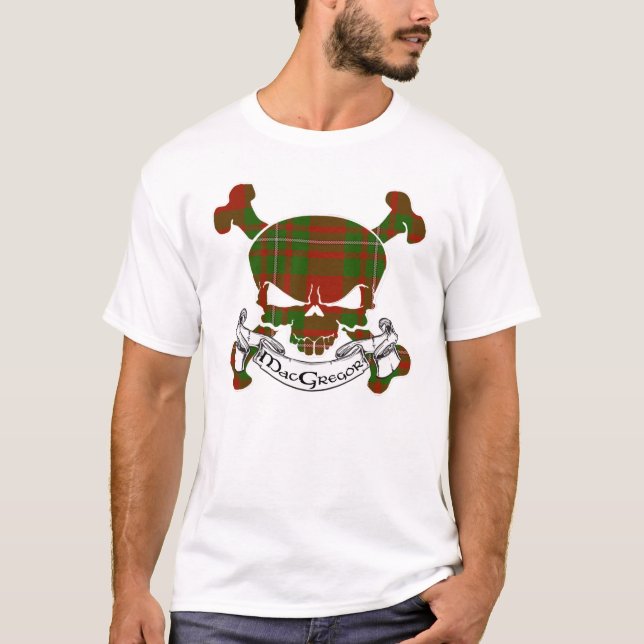 Camiseta MacGregor Tartan Skull (Anverso)