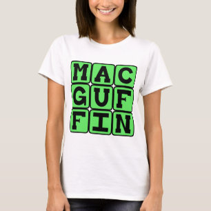 Camiseta MacGuffin, Falsificación Literaria