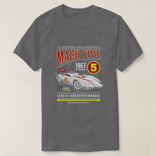 Camiseta Mach 5 1 (Diseño del anverso)