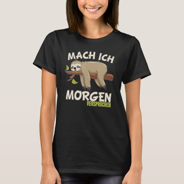 Camiseta Mach ich mañana (Anverso)
