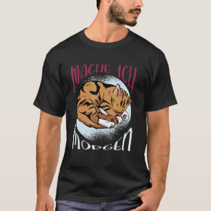 Camiseta Mache Ich Morgen Sleeping Caps Chiller Bengal Cat