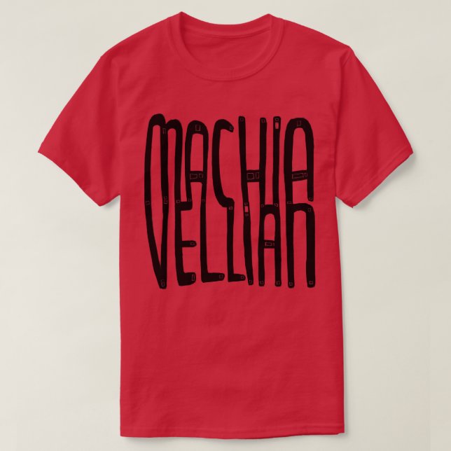 Camiseta Machiavelli Machiavellian (Diseño del anverso)