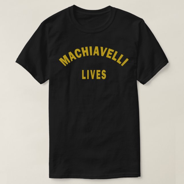 Camiseta Machiavelli vive (Diseño del anverso)