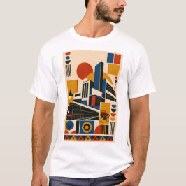 Camiseta Machine Age – Geometric Art T-Shirt