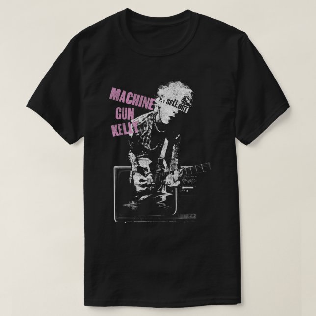 Camiseta Machine Gun Kelly  TV Warp  (Diseño del anverso)