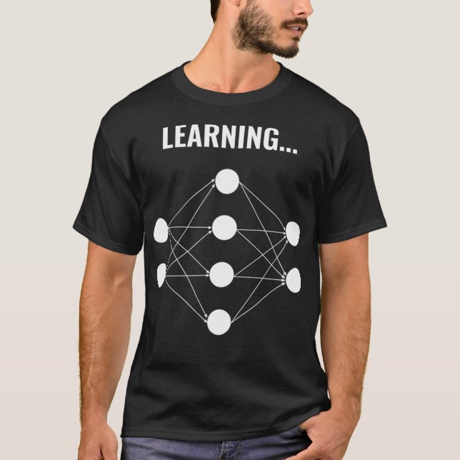 Camiseta Machine Learning Shirt Deep Learning Neural Networ (Anverso)
