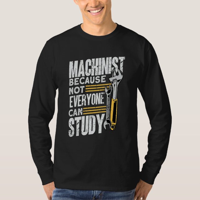 Camiseta Machine Operator Machinist (Anverso)