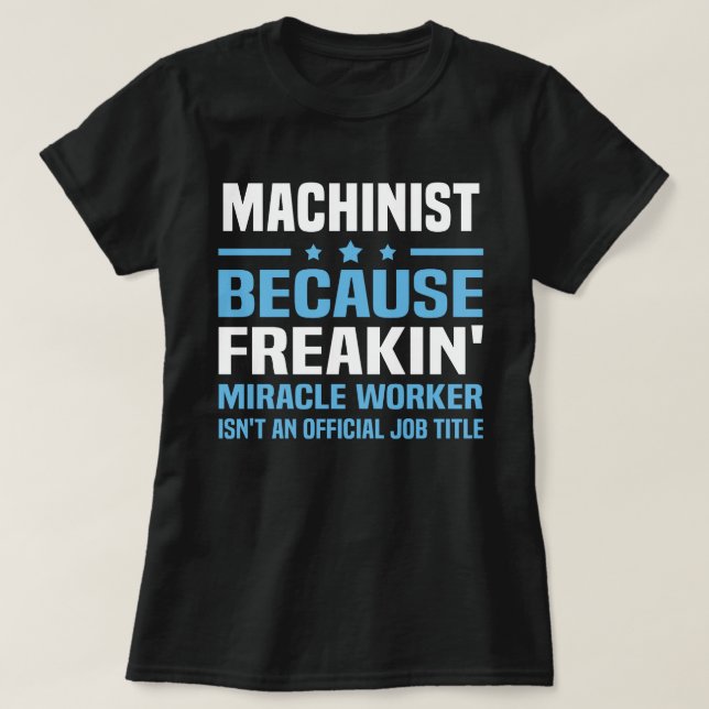 Camiseta Machinist (Diseño del anverso)