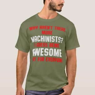 Camiseta Machinist More Machine Operator Machining