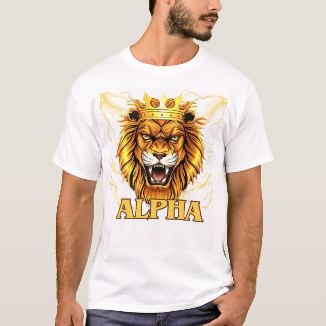 Camiseta macho alfa (Anverso)