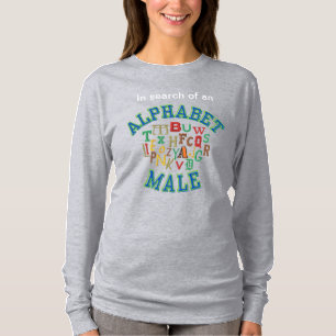 Camiseta macho AlphaBet iso de manga larga