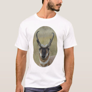 Camiseta Macho de antílope berrendo A20 disparo en la cabez