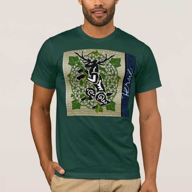 Camiseta macho de Herne (Anverso)