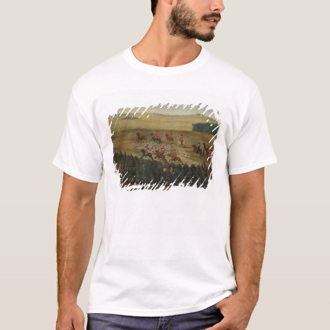 Camiseta Macho-hunting con Frederick Guillermo I de Prusia (Anverso)