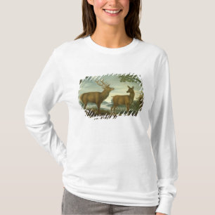 Camiseta Macho y trasero en un paisaje enselvado