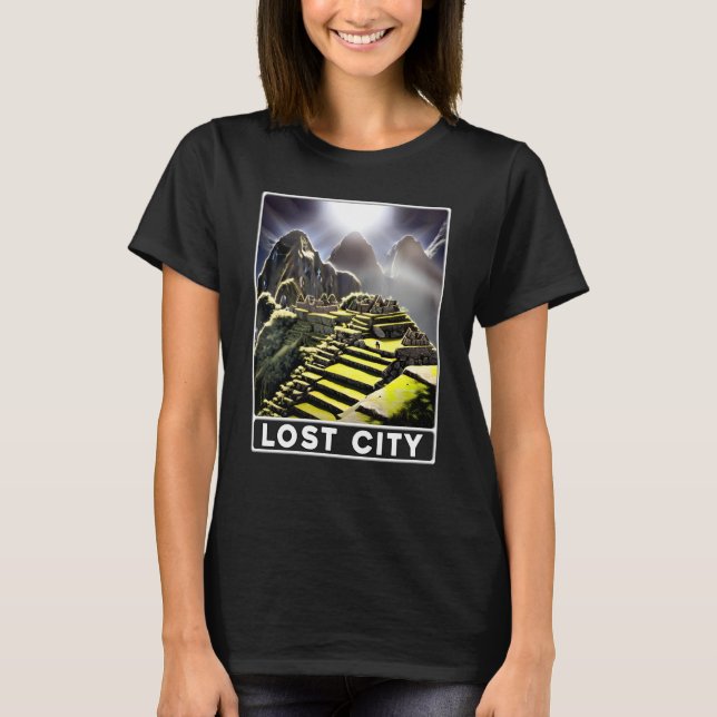 Camiseta Machu Picchu Cordillera Peru Lost City (Anverso)