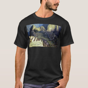 Camiseta "Machu Picchu en oscuridad del amanecer"