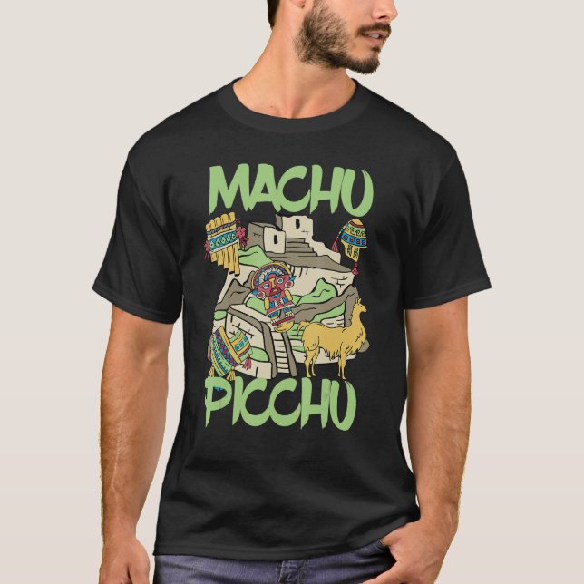 Camiseta Machu Picchu Inca Peru Souvenir Ruined city South  (Anverso)
