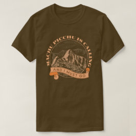 Camiseta Machu Picchu llama y debo irme